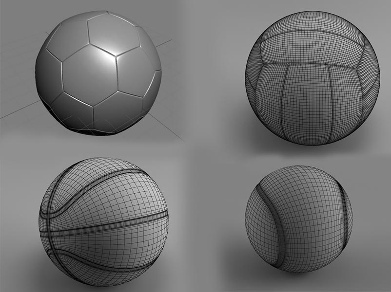 3dsmax İle Voleybol,Basketbol,Futbol ve Tenis Topu Modelleme