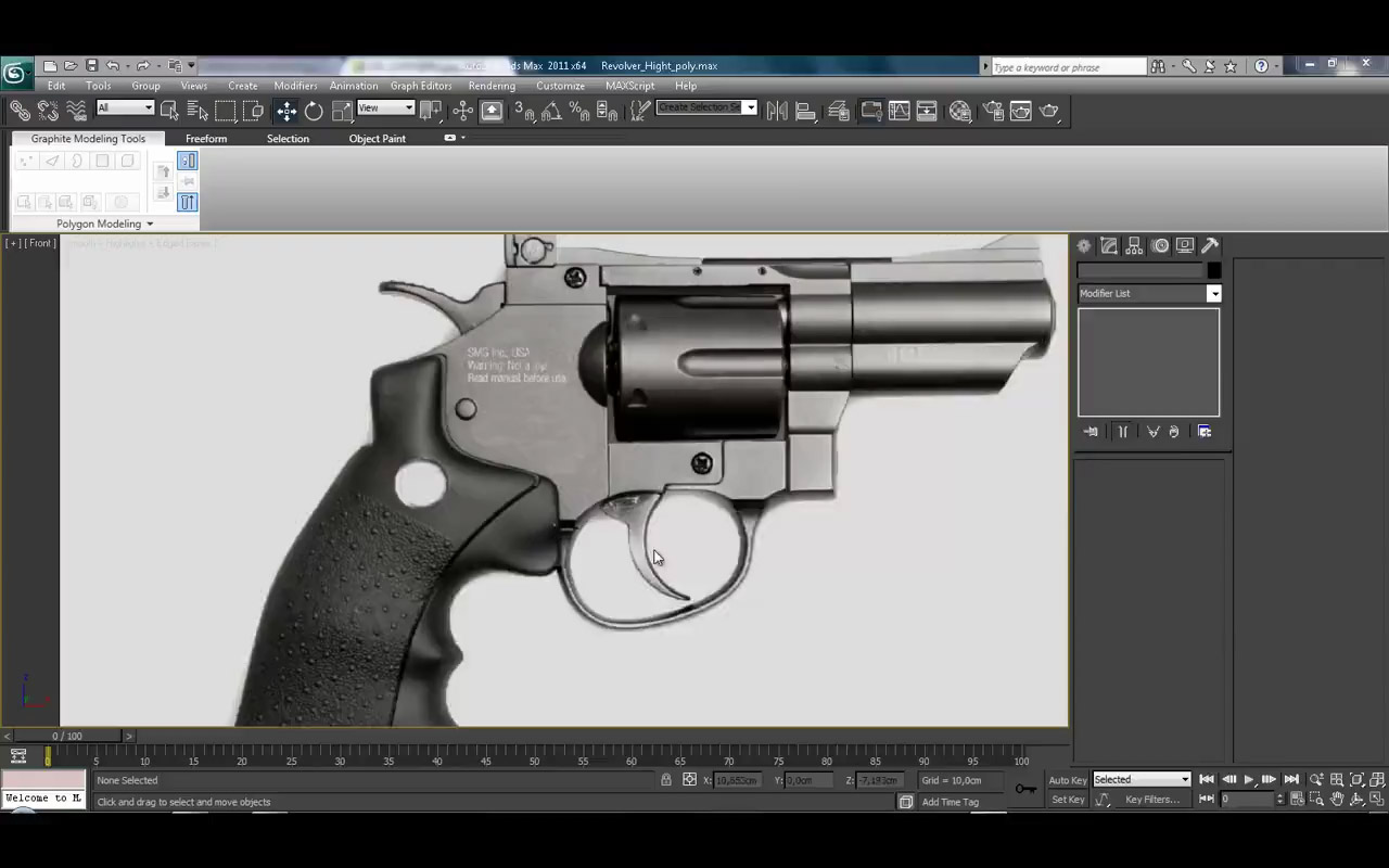 3dsmax İle Revolver Modelleme
